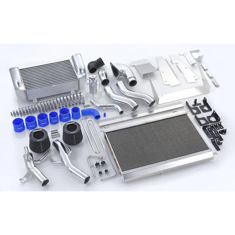 Carica immagine in Galleria Viewer, Kit Radiatore &amp; Intercooler V-Mount GReddy V2 per Mazda RX-7 FD
