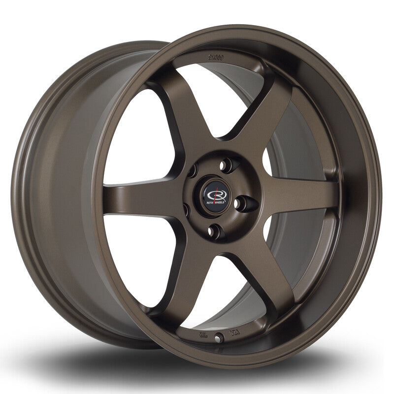 Cerchio Rota Grid 10,5x19 5x114.3 ET20 - Bronzo