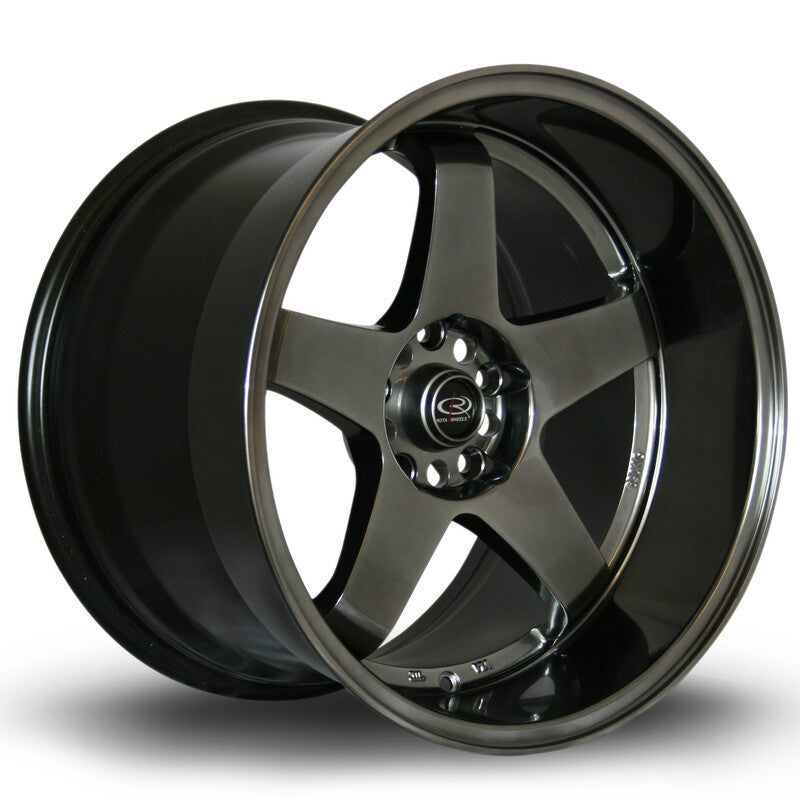 Carica immagine in Galleria Viewer, Cerchio Rota GTR-D 12x18 5x114.3 ET20 - Hyper Black
