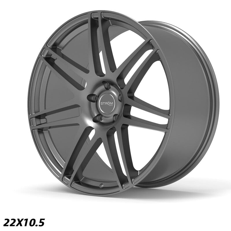 Carica immagine in Galleria Viewer, Cerchio Ström STR3 10,5x22 5x120 ET40 - Gunmetal lucido
