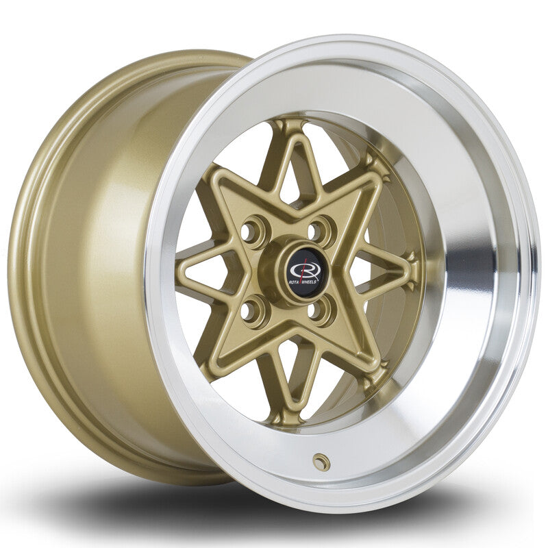 Cerchio Rota Hachi 9x15 4x114.3 ET0 - Oro