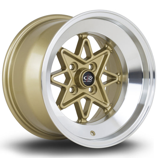 Cerchio Rota Hachi 9x15 4x114.3 ET0 - Oro
