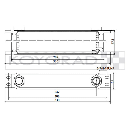 Radiatore Olio Universale Koyorad 10 File