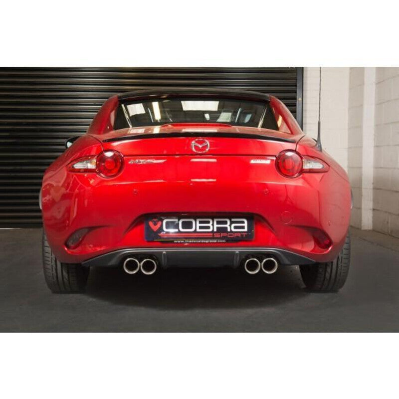 Linea di Scarico "Catback" Cobra per Mazda MX-5 ND (a Doppia Uscita)
