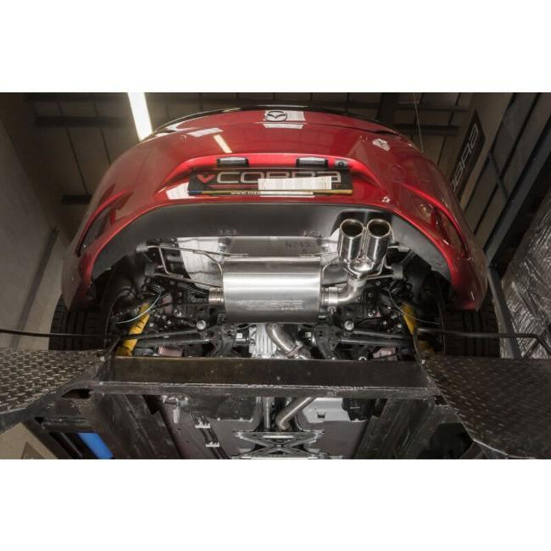Linea di Scarico "Catback" Cobra per Mazda MX-5 ND (Standard)