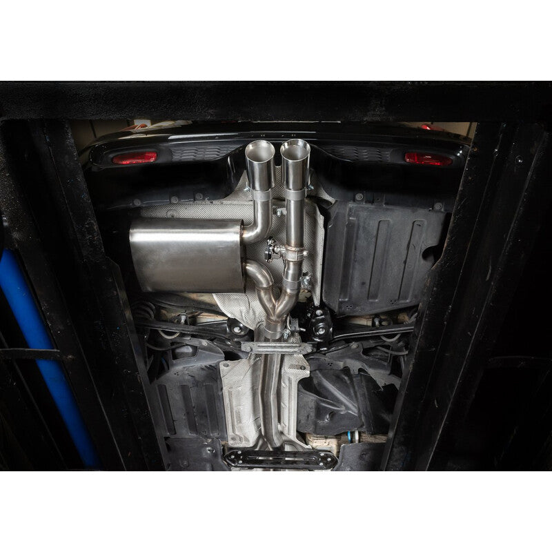 Linea di Scarico "Catback" Cobra per Mini John Cooper Works F56 LCI Facelift Ø3" (2018+), con Valvola