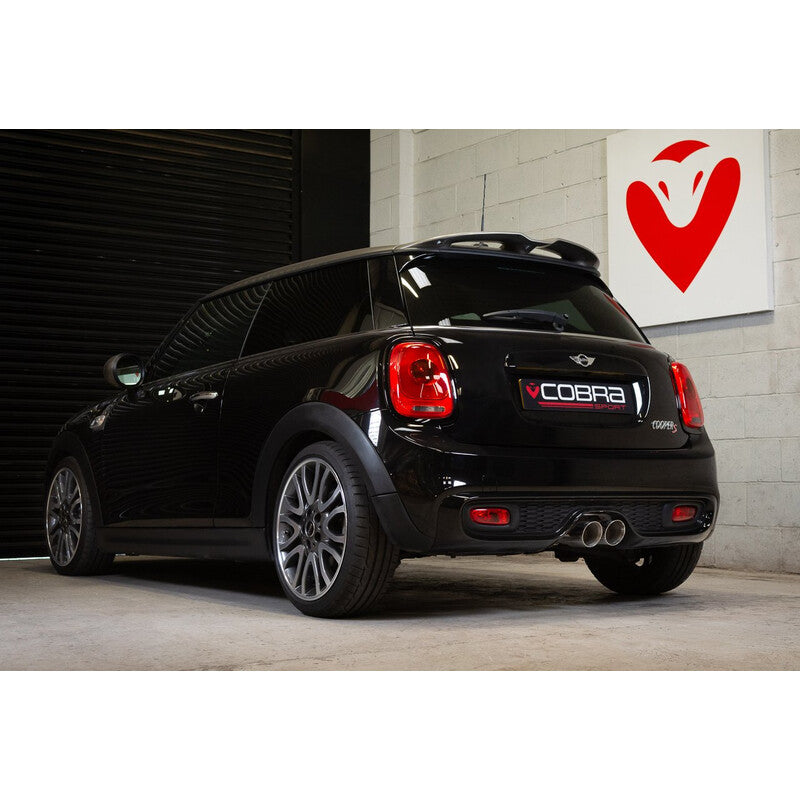 Carica immagine in Galleria Viewer, Linea di Scarico "Catback" Cobra per Mini Cooper S F56 LCI Ø3" (14-18), con Valvola
