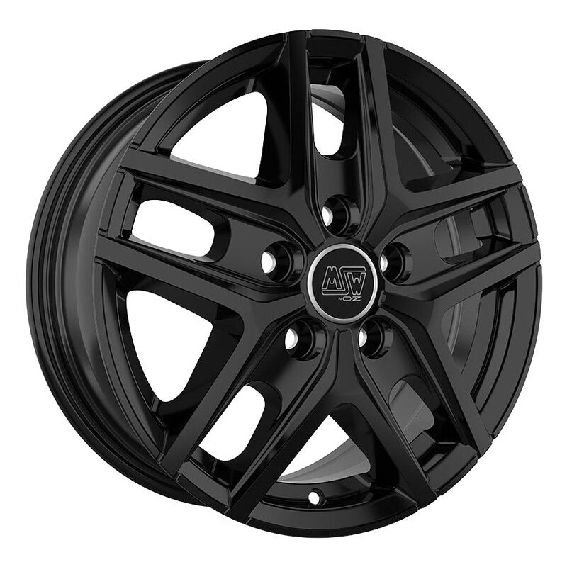 Cerchio MSW 40 Van 6,5x16 5x160 ET55 - Nero lucido