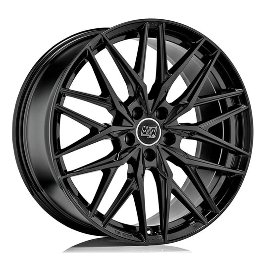 Cerchio MSW 50 9,5x20 5x112 ET35 - Nero lucido