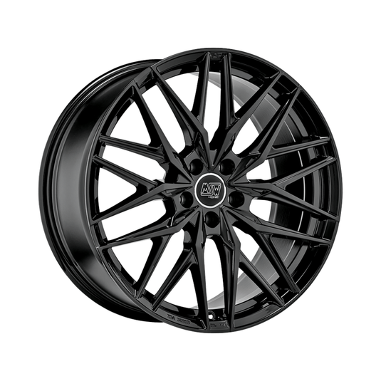Cerchio MSW 50 8,5x21 5x114.3 ET45 - Nero lucido