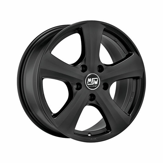 Cerchio MSW 19 Van 6,5x16 5x112 ET50 - Nero opaco