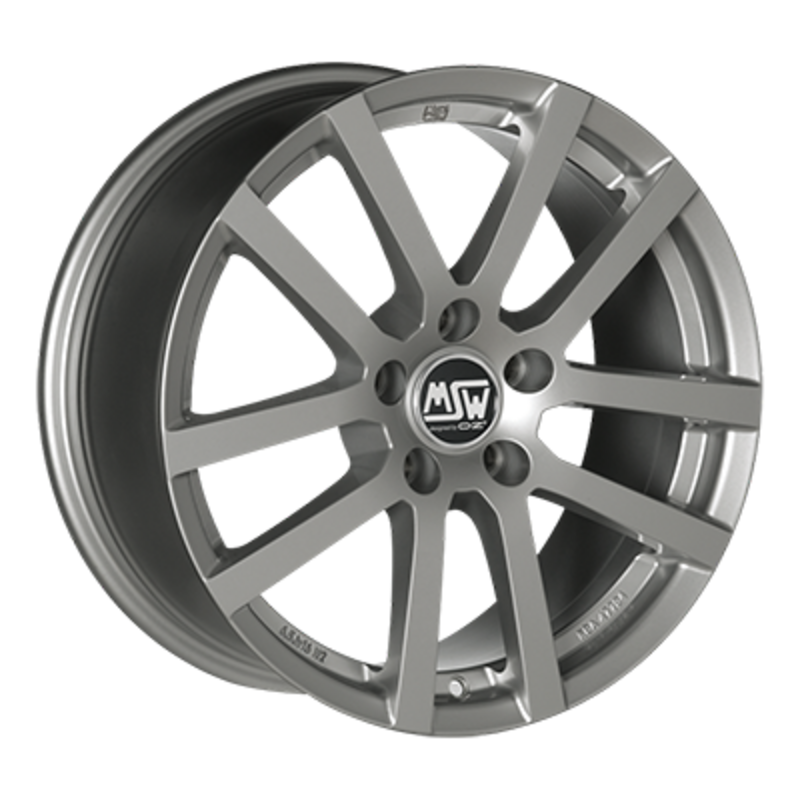 Cerchio MSW 22 6,5x16 5x115 ET38 - Argento lucidato - foro 70,2 mm