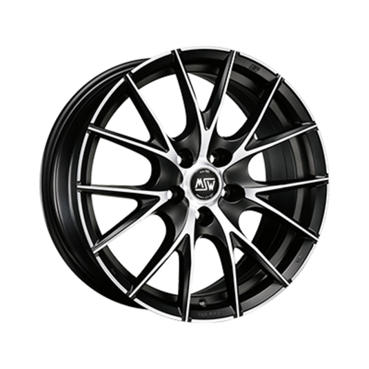 Cerchio MSW 25 9x18 5x110 ET34 - Titanio opaco