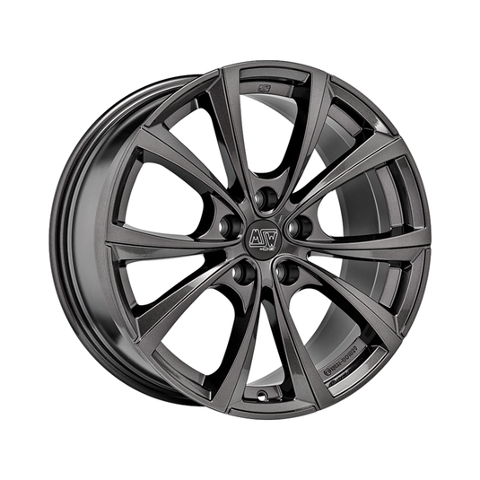 Cerchio MSW 27 9,5x19 5x114.3 ET45 - Grigio antracite