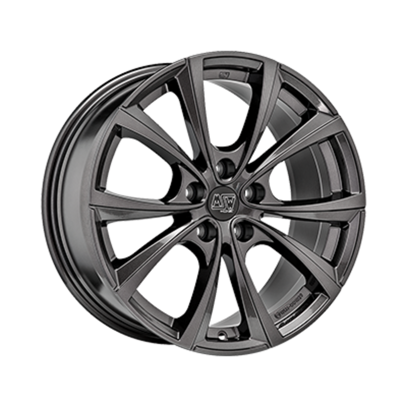 Cerchio MSW 27T 9,5x20 5x114.3 ET45 - Grigio scuro / antracite
