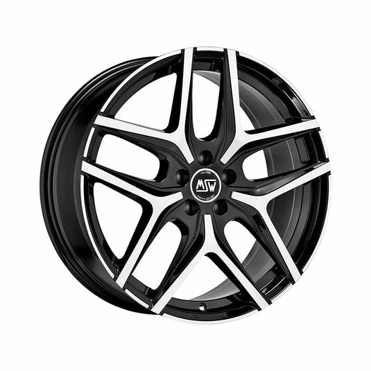 Cerchio MSW 40 7x17 5x120 ET45 - Nero lucido lucidato