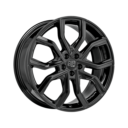 Cerchio MSW 41 8x19 5x112 ET27 - Nero lucido