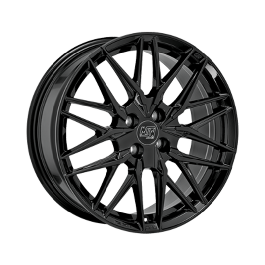 Cerchio MSW 50-4 7x17 4x108 ET37 - Nero lucido