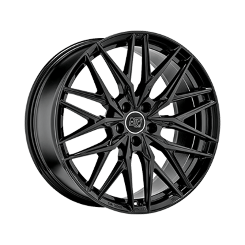 Cerchio MSW 50 10x21 5x112 ET50 - Nero lucido