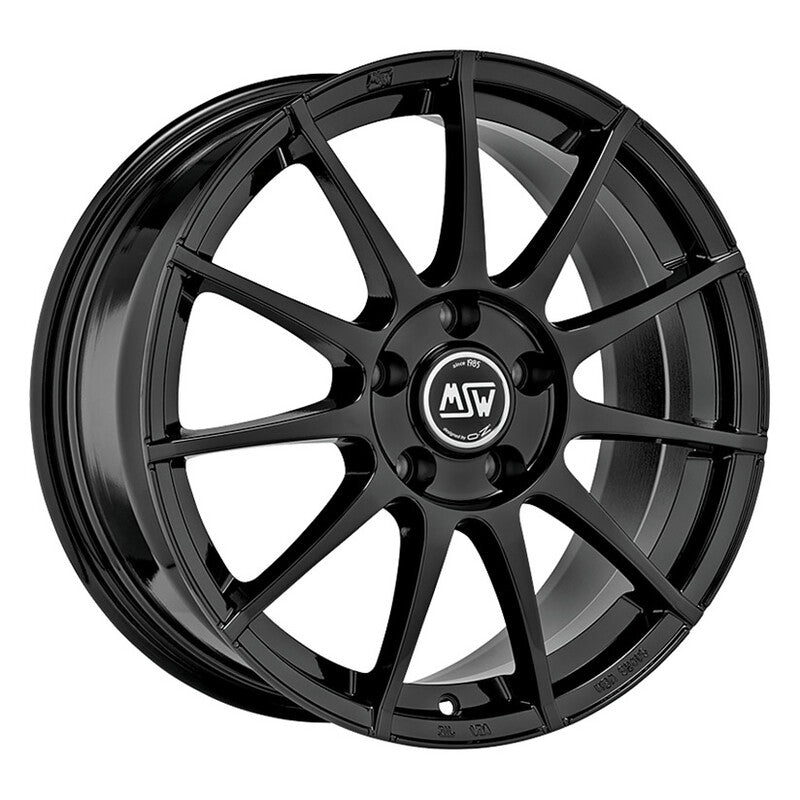 Cerchio MSW 85 7x17 4x98 ET35 - Nero lucido - foro 58,06 mm