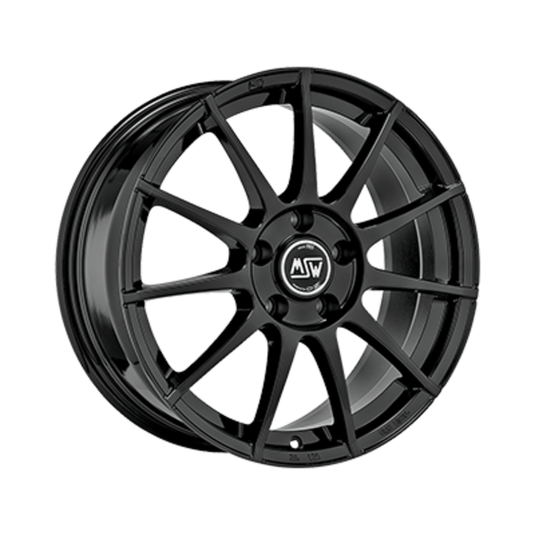 Cerchio MSW 85 6x15 4x100 ET35 - Nero lucido
