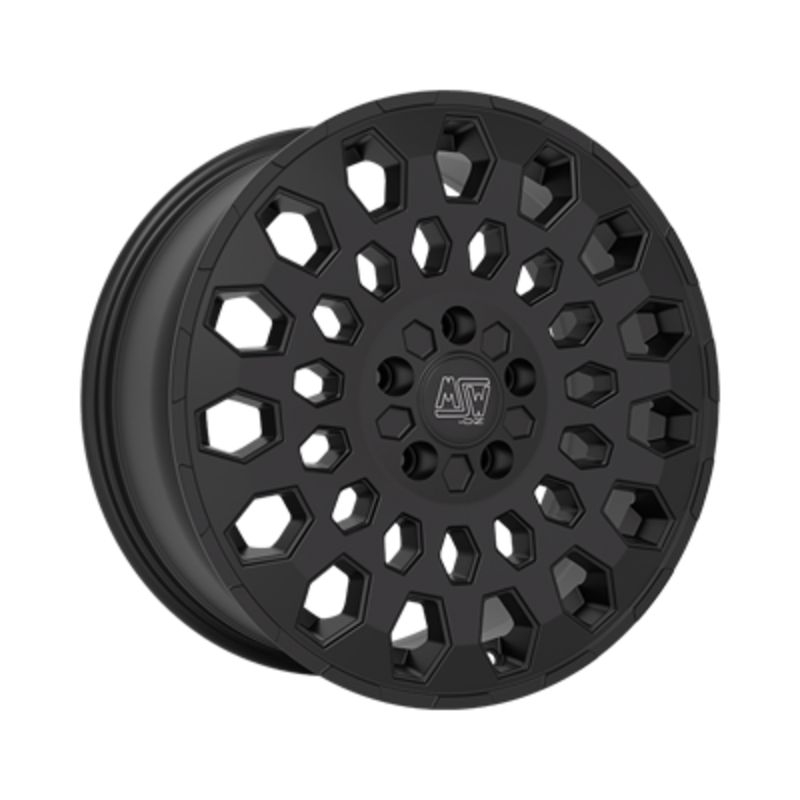 Carica immagine in Galleria Viewer, Cerchio MSW 99 Van 6,5x16 5x130 ET55 - Nero opaco satinato - foro 78,1 mm

