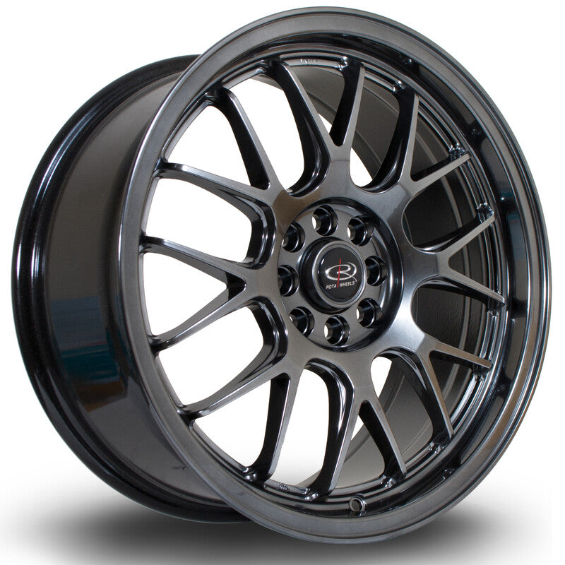 Carica immagine in Galleria Viewer, Cerchio Rota MXR 7,5x17 4x100/4x108 ET40 - Hyper Black
