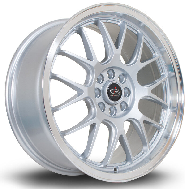 Cerchio Rota MXR 7,5x17 4x100/4x108 ET40 - Argento lucidato