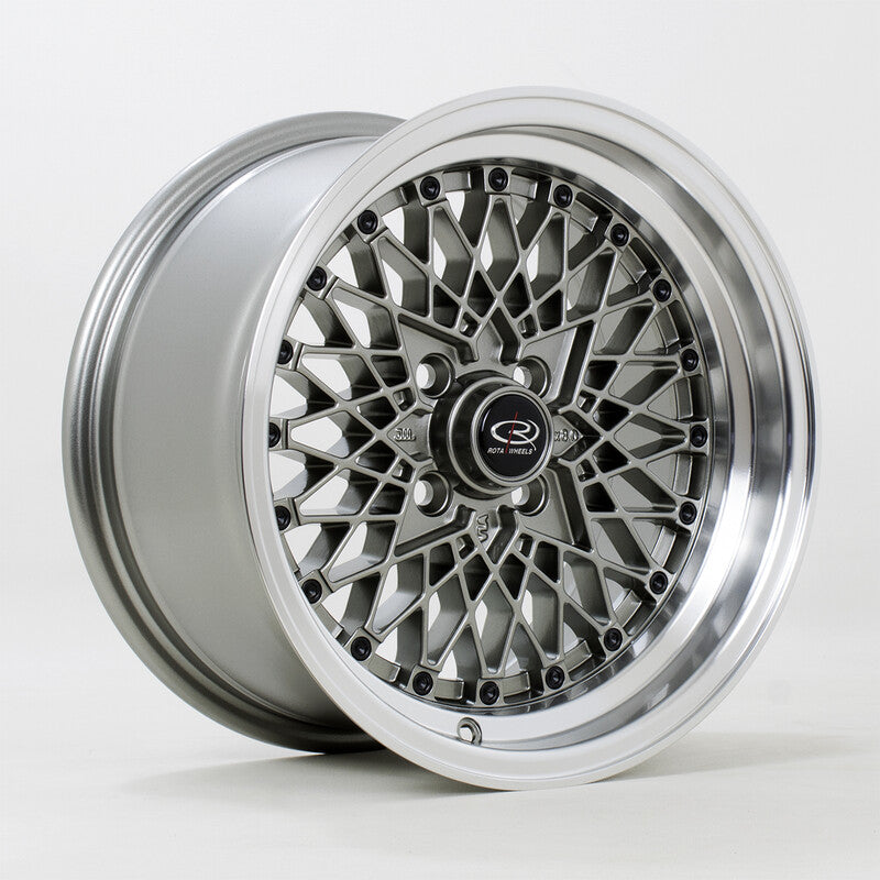 Cerchio Rota OS Mesh 8x15 4x100 ET20 - Grigio antracite