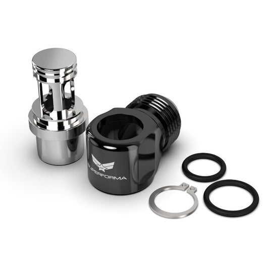Raccordo Dash 10 a Gomito per Coperchio Punterie - Toyota 1JZ VVT-i (Scarico)