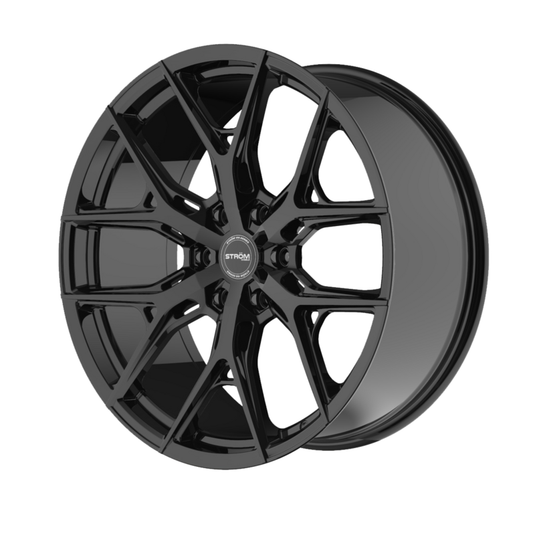 Cerchio Ström OS2 9,5x22 6x139.7 ET30 - Nero lucido