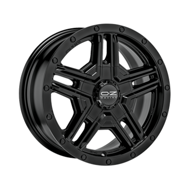 Cerchio OZ Racing Rally Adventure 8x17 5x127 ET0 - Nero opaco satinato