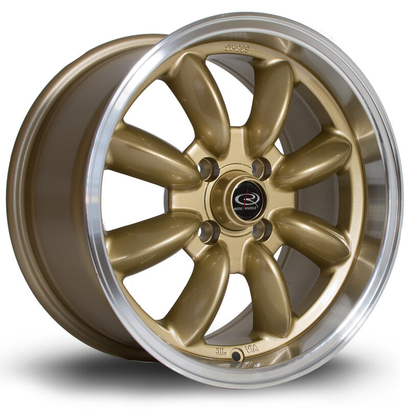 Carica immagine in Galleria Viewer, Cerchio Rota RB 8x15 4x100 ET30 - Oro
