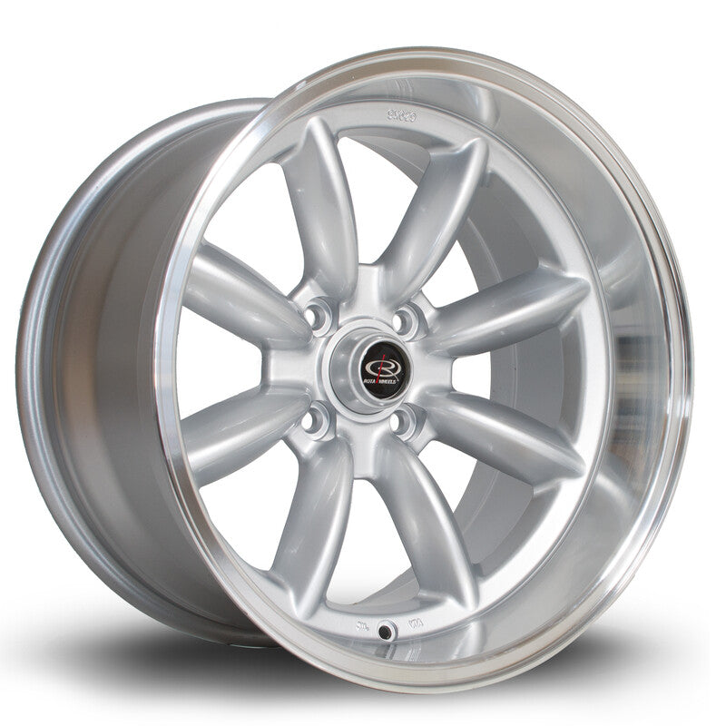 Cerchio Rota RB-X 9,5x17 4x114.3 ET-19 - Argento lucidato