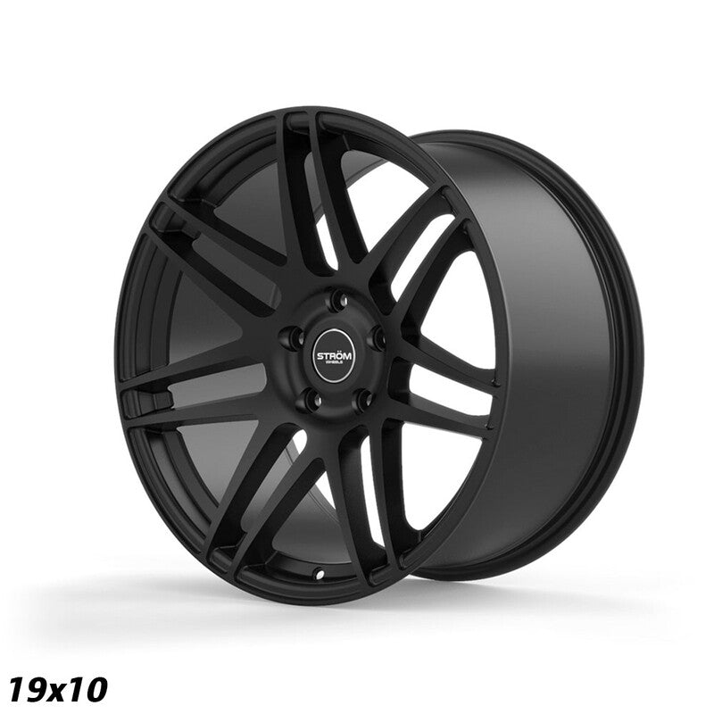 Cerchio Ström STR3 10x19 5x120 ET25 - Nero satinato