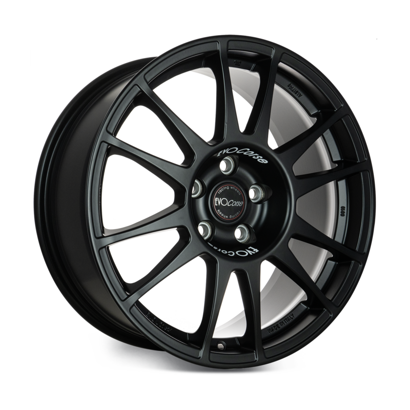 Cerchio Evo Corse SanremoCorse 7x17 5x120 ET42 - Nero opaco (Ford Fiesta Rally3)