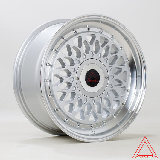 Cerchio Autostar Silhouette 8x17 4x100/4x108 ET30 - Argento