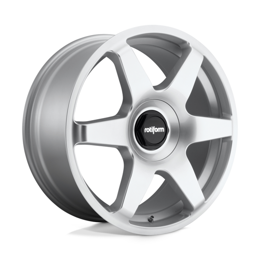 Cerchio Rotiform R114 SIX 8,5x19 5x100/5x112 ET35 - Argento lucido - foro 66,56 mm
