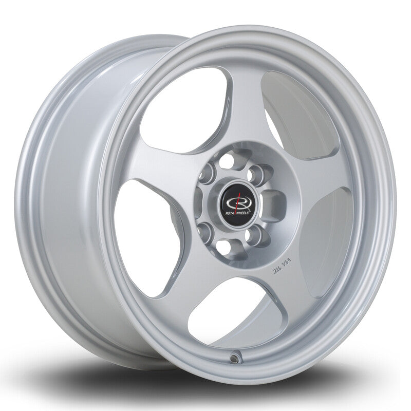 Carica immagine in Galleria Viewer, Cerchio Rota Slipstream 7x15 4x100 ET28 - Argento
