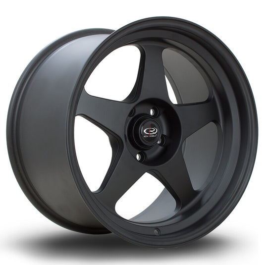 Cerchio Rota Slipstream 10,5x18 5x114.3 ET12 - Nero opaco