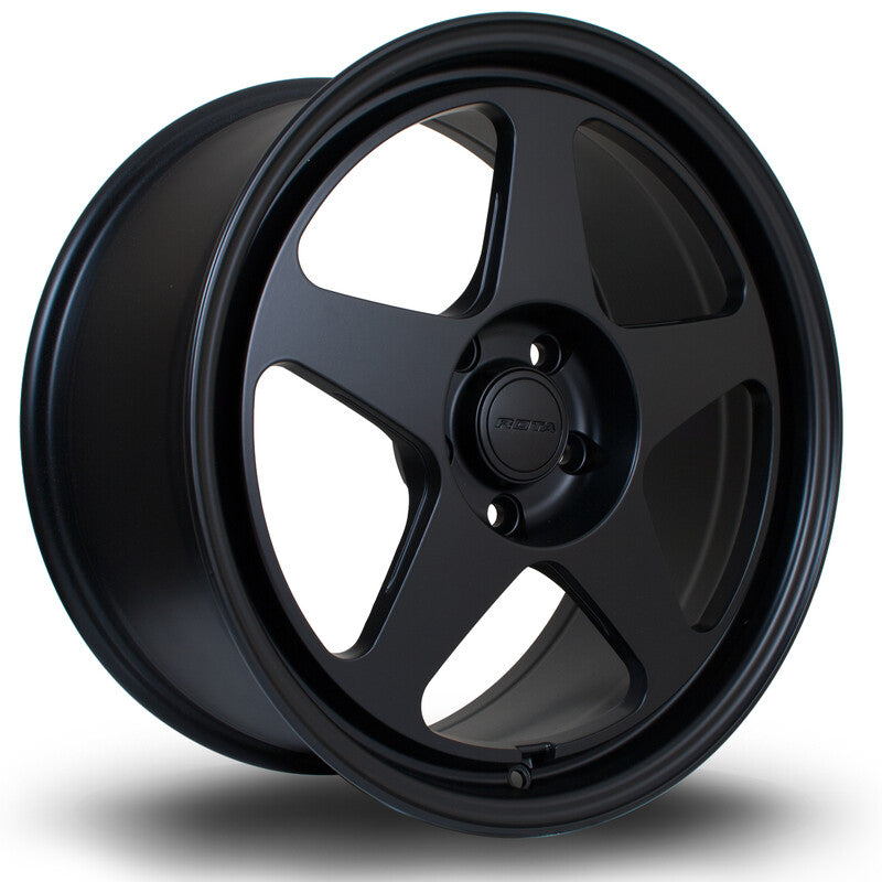 Cerchio Rota Slipstream 8,5x18 5x108 ET42 - Nero opaco satinato