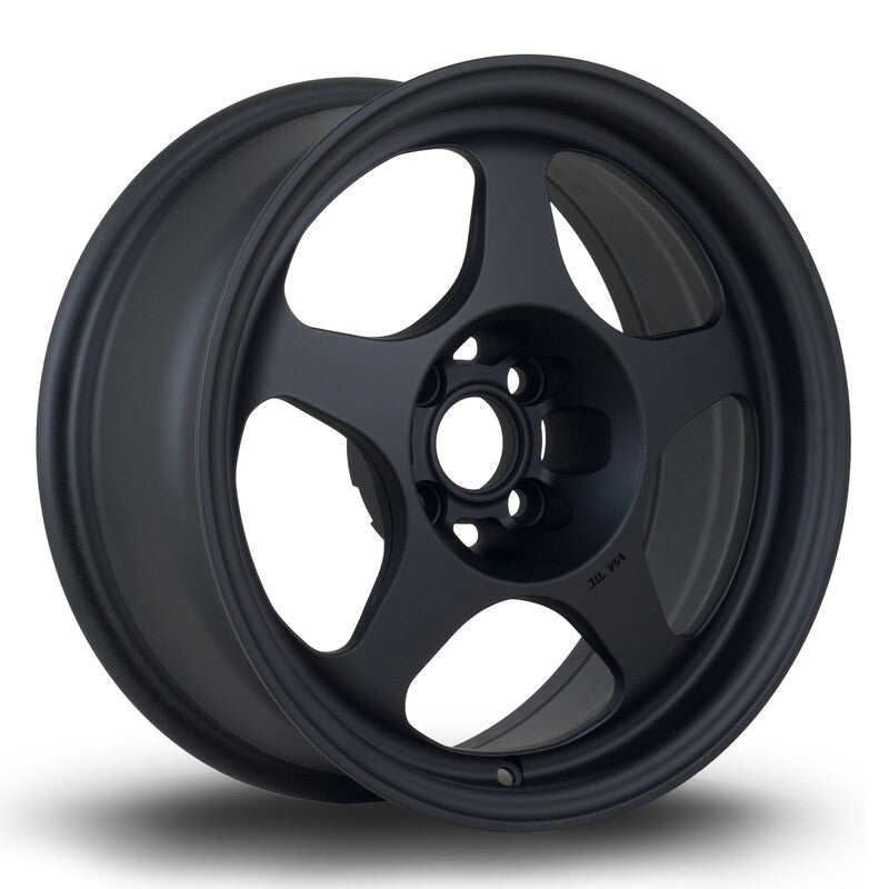 Cerchio Rota Slipstream 6,5x15 4x95.25 ET7 - Nero opaco