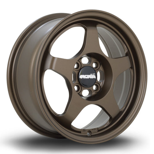 Cerchio Rota Slipstream 6,5x15 4x100 ET35 - Bronzo opaco