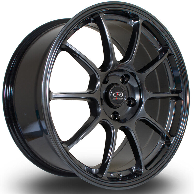 Cerchio Rota SS10 8,5x18 5x114.3 ET44 - Hyper Black