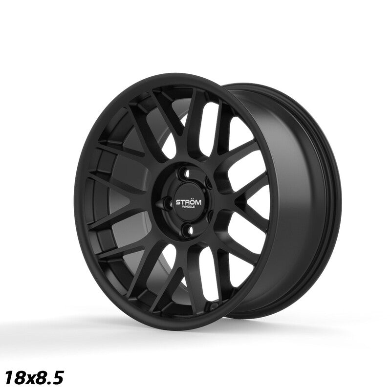 Cerchio Ström STR2 8,5x18 5x120 ET20 - Nero satinato