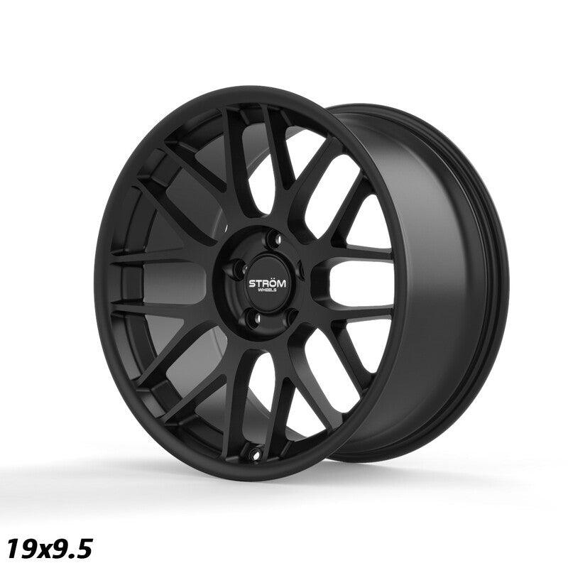 Cerchio Ström STR2 9,5x19 5x120 ET40 - Nero satinato