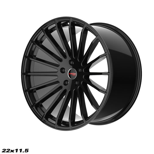 Cerchio Ström STR4 11,5x22 5x120 ET35 - Nero lucido