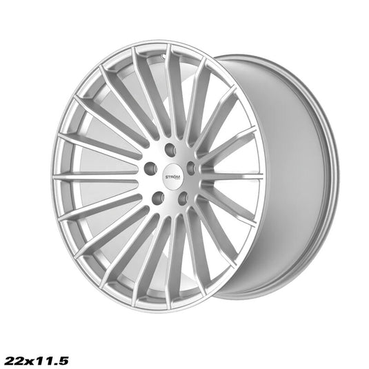 Cerchio Ström STR4 11,5x22 5x120 ET35 - Grigio platino