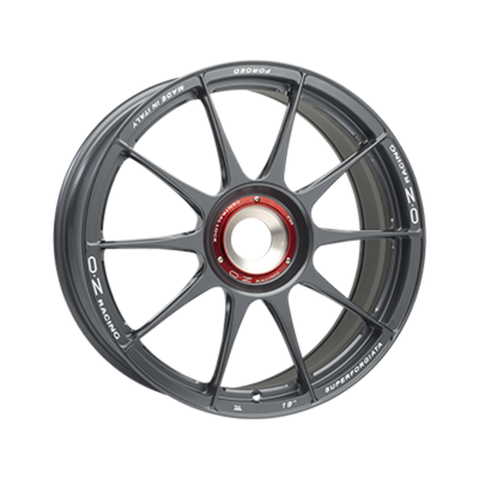 Cerchio OZ Racing Superforgiata CL 11,5x21 monodado (centerlock) ET46 - Grigio Corsa