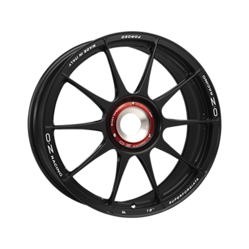 Carica immagine in Galleria Viewer, Cerchio OZ Racing Superforgiata CL 8,5x20 monodado (centerlock) ET53 - Nero opaco satinato
